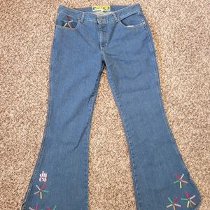 Jncos Chimes wide bell bottom jeans